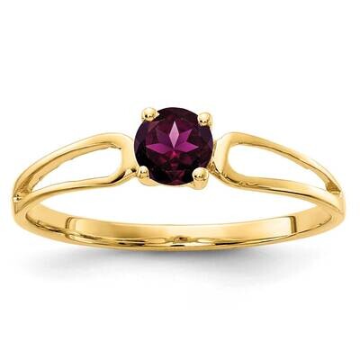 4mm Rhodolite Garnet Ring 14k Gold X9674RG, MPN: X9674RG, 883957361642