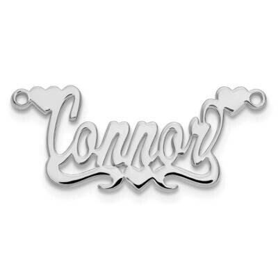 0.018 Gauge Polished Name Pendant Sterling Silver XNA142SS, MPN: XNA142SS, 883957970776