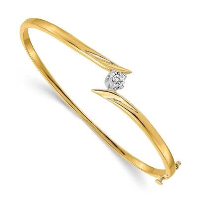 Diamond Bangle 14k Two-Tone Gold XB282VS, MPN: XB282VS, 883957200132