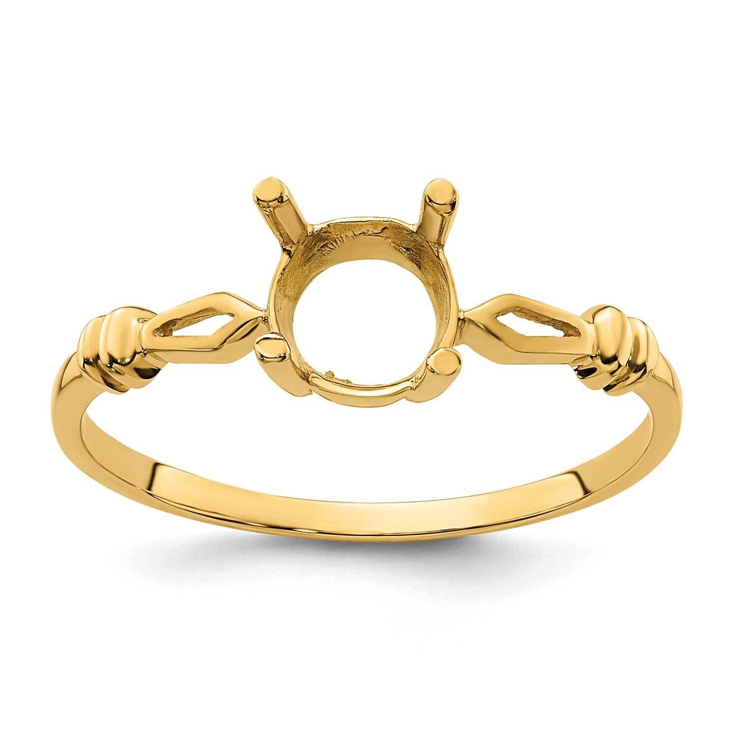 Gemstone Ring Mounting 14k Gold Y4654