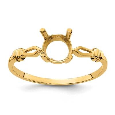 Gemstone Ring Mounting 14k Gold Y4654, MPN: Y4654, 883957562797