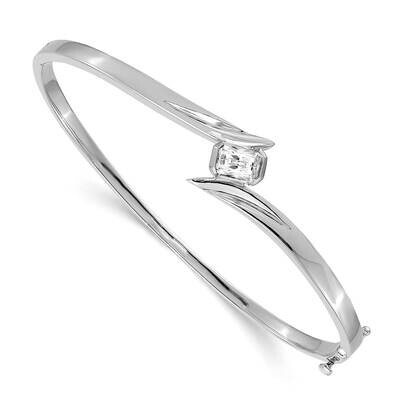 Diamond Bangle 14k White Gold XB269AAA, MPN: XB269AAA, 883957200385