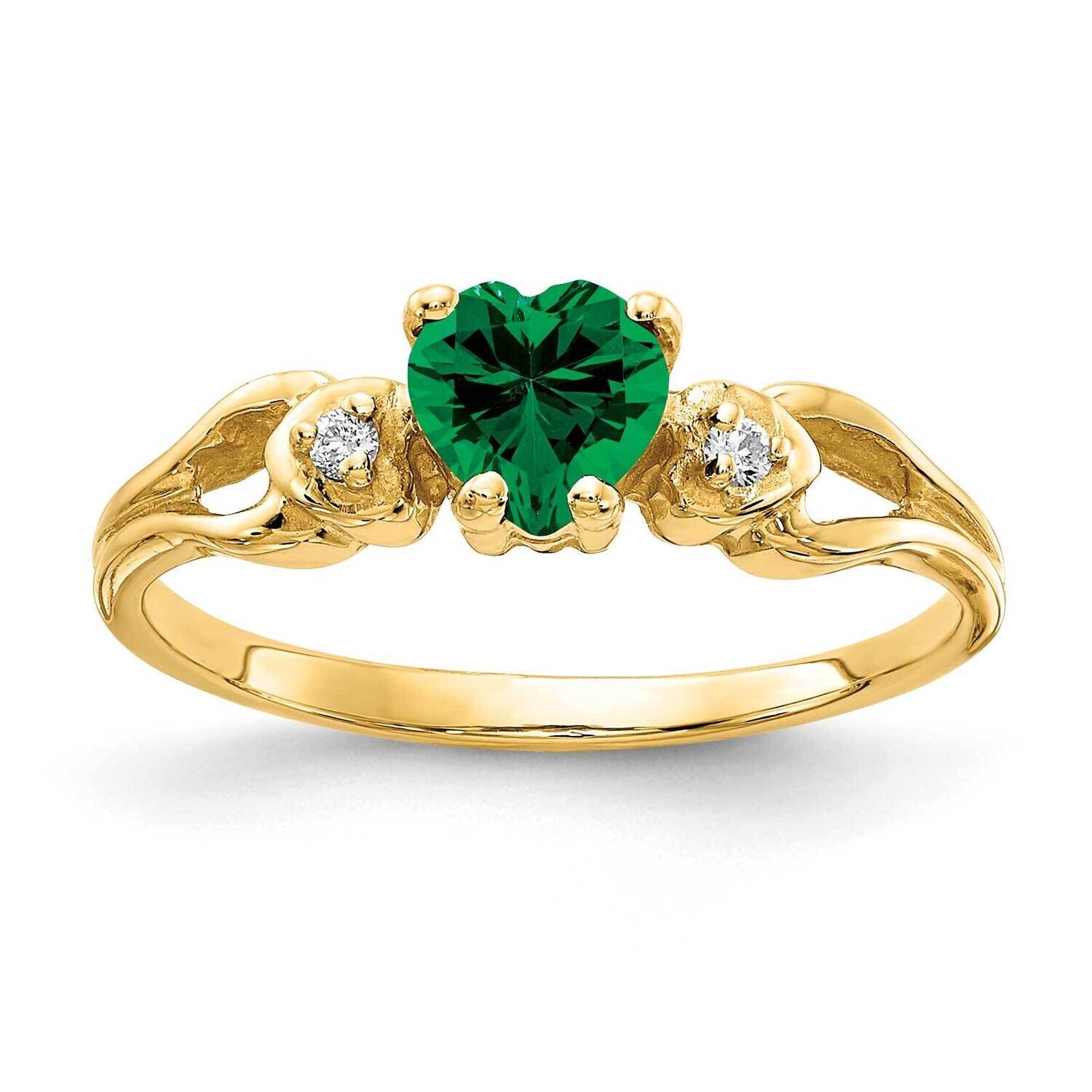 5Mm Heart Mount St. Helens Diamond Ring 14k Gold Y2186MS/A, MPN: Y2186MS_AA, 883957648934
