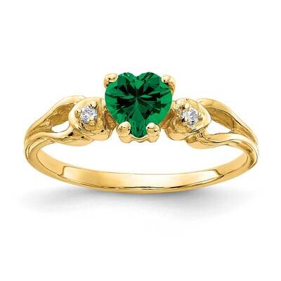 5Mm Heart Mount St. Helens Diamond Ring 14k Gold Y2186MS/A, MPN: Y2186MS_AA, 883957648934