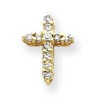 AAA Diamond Cross Pendant 14k Gold XP1756AAA, MPN: XP1756AAA, 883957232348