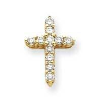 AAA Diamond Cross Pendant 14k Gold XP1757AAA, MPN: XP1757AAA, 883957999746