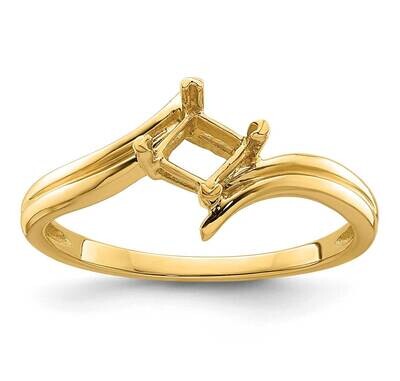 Gemstone Ring Mounting 14k Gold Y4781, MPN: Y4781,