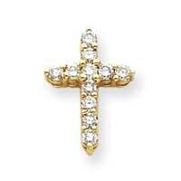 A Diamond Cross Pendant 14k Gold XP1757A