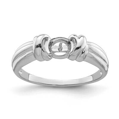 6mm Cultured Pearl Ring Mounting 14k White Gold Y4357, MPN: Y4357,