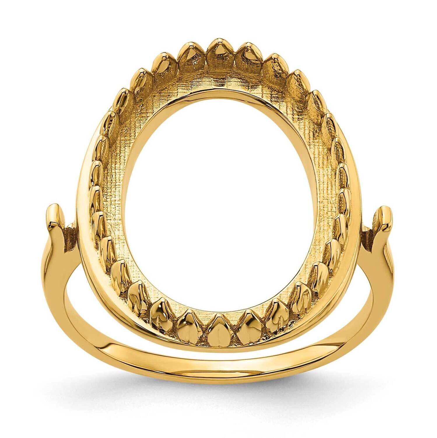 Gemstone Ring Mounting 14k Gold Y4500