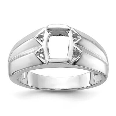Men&#39;s ring mounting 14k White Gold Y1562, MPN: Y1562,