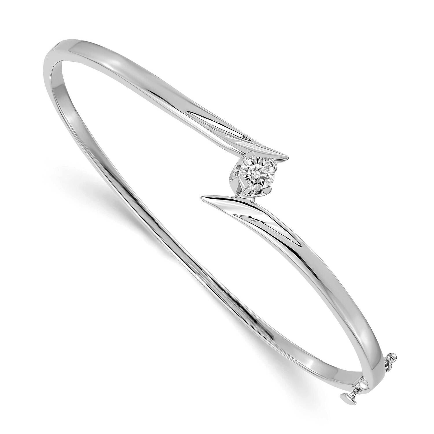 Diamond Bangle 14k White Gold XB279VS, MPN: XB279VS, 883957200200