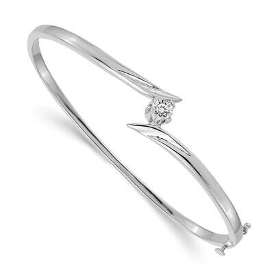 Diamond Bangle 14k White Gold XB279VS, MPN: XB279VS, 883957200200