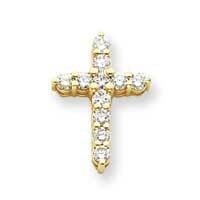 A Diamond Cross Pendant 14k Gold XP1758A, MPN: XP1758A, 883957203478
