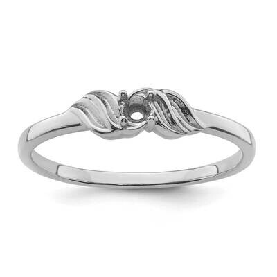 0.07ct. Diamond Ring Mounting 14k White Gold Y4228, MPN: Y4228,