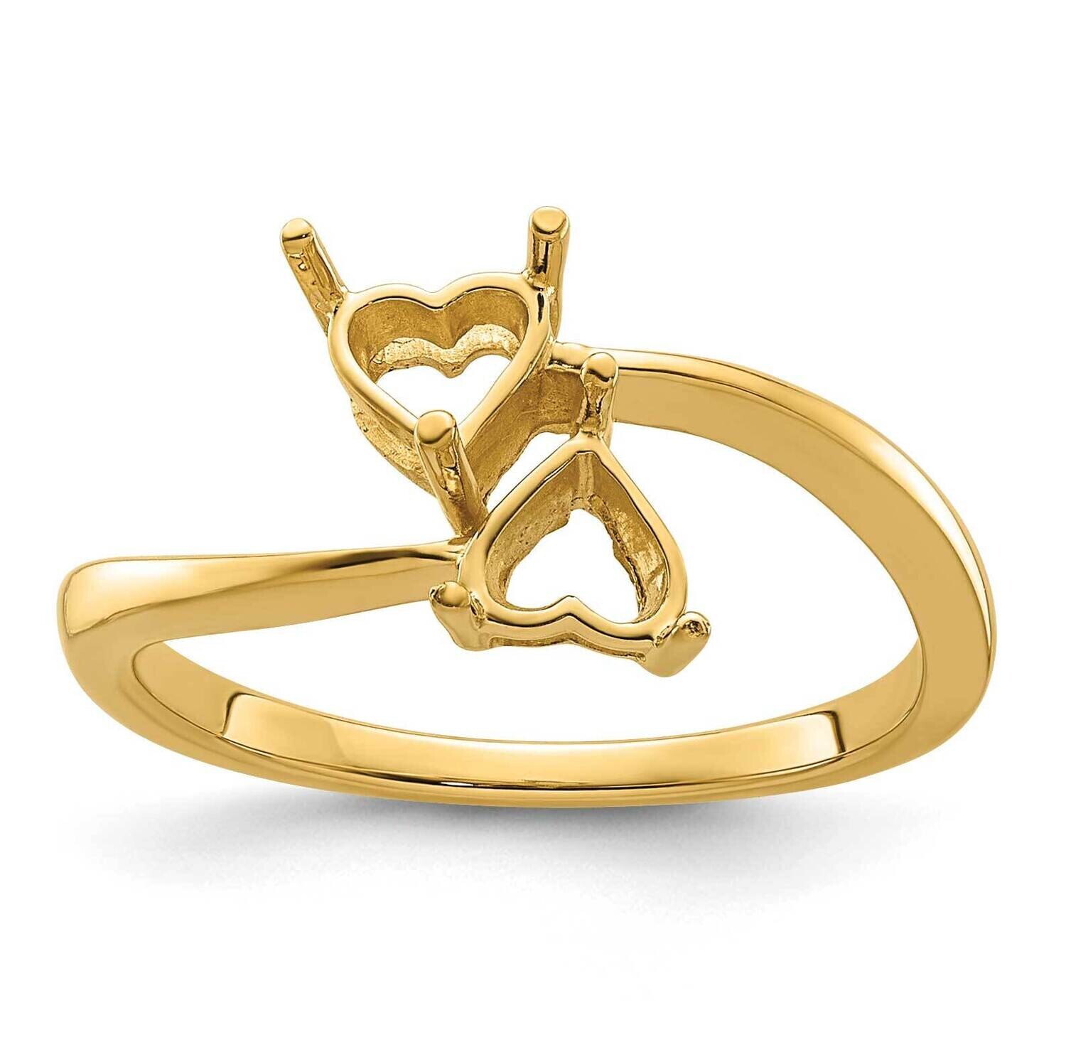 Gemstone Ring Mounting 14k Gold Y4584