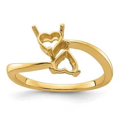Gemstone Ring Mounting 14k Gold Y4584, MPN: Y4584,