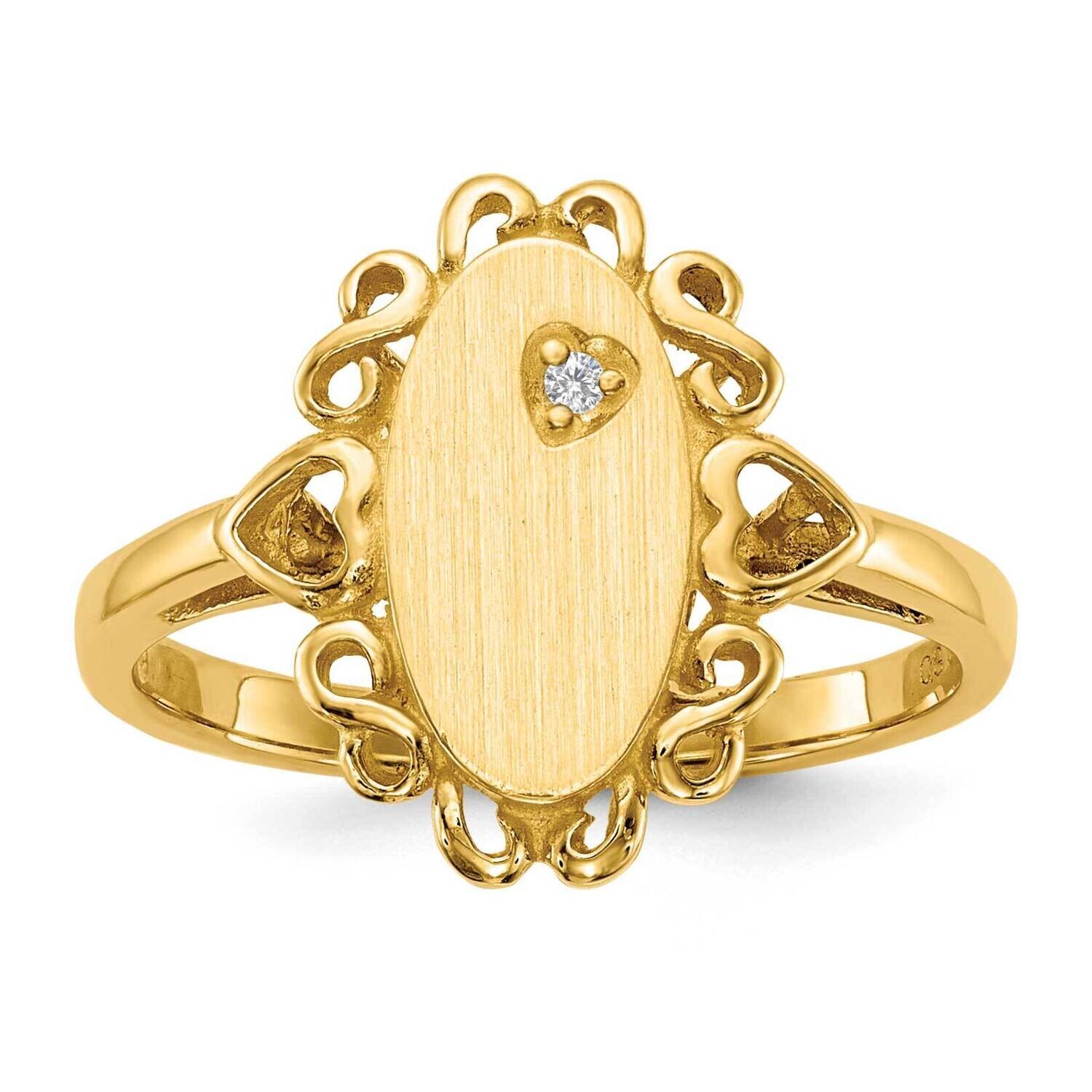 Diamond ladies' ring 14k Gold RS232AA
