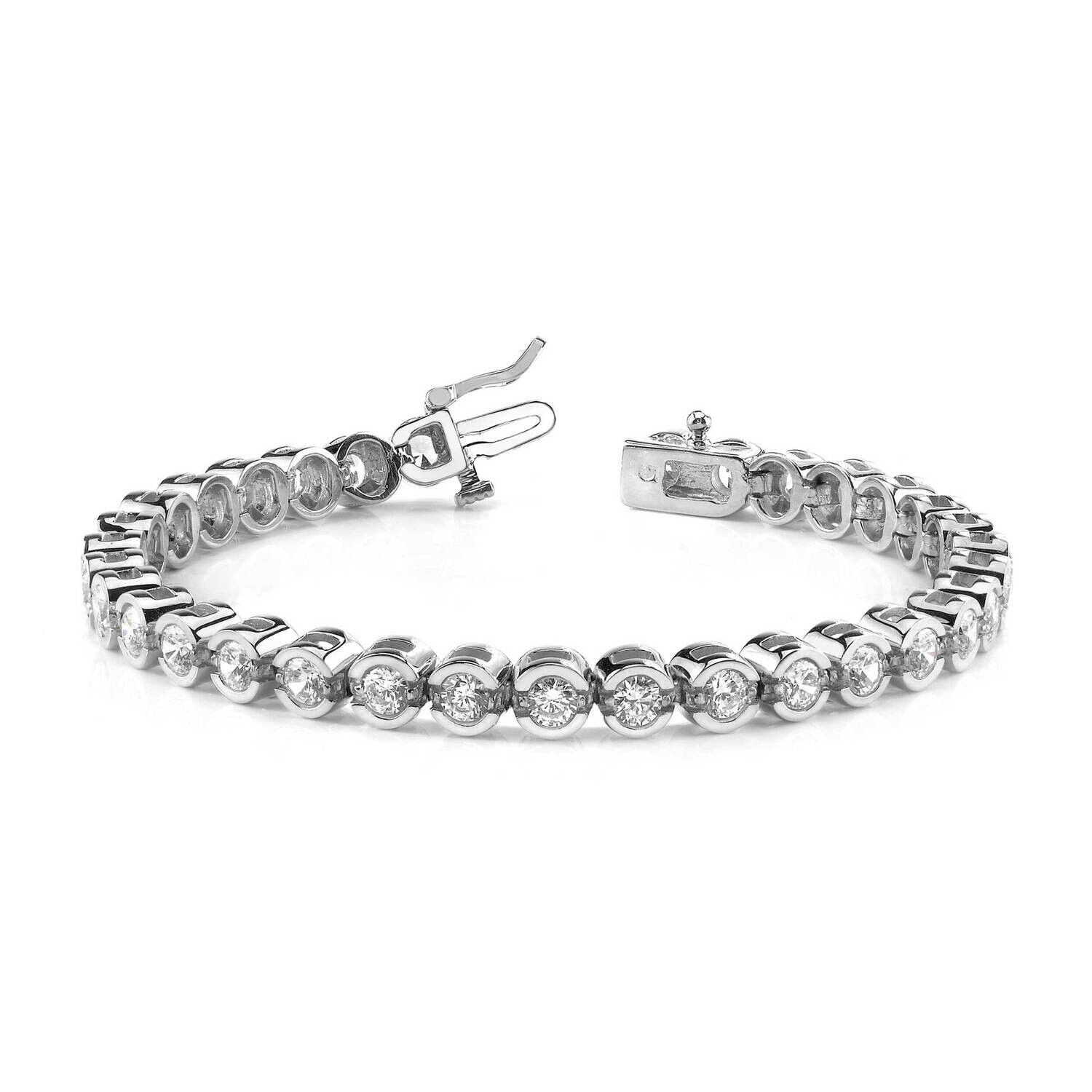 white fancy diamond bracelet Mounting 14k Gold X2911W, MPN: X2911W, 191101373039