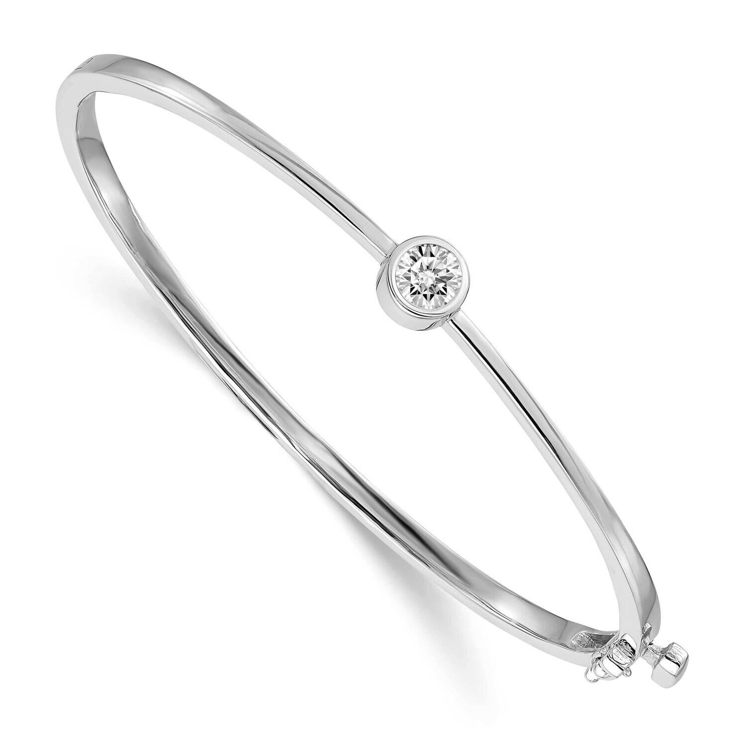 Diamond Bangle 14k White Gold XB182AA, MPN: XB182AA, 883957200880