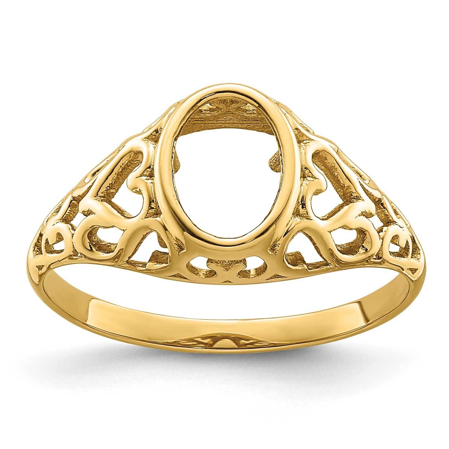 Gemstone Ring Mounting 14k Gold Y4673