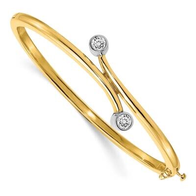 Diamond Bangle 14k Two-Tone Gold XB209AA, MPN: XB209AA, 883957086019