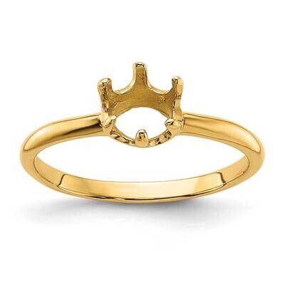 5.5mm Cultured Pearl Ring Mounting 14k Gold Y4352, MPN: Y4352,