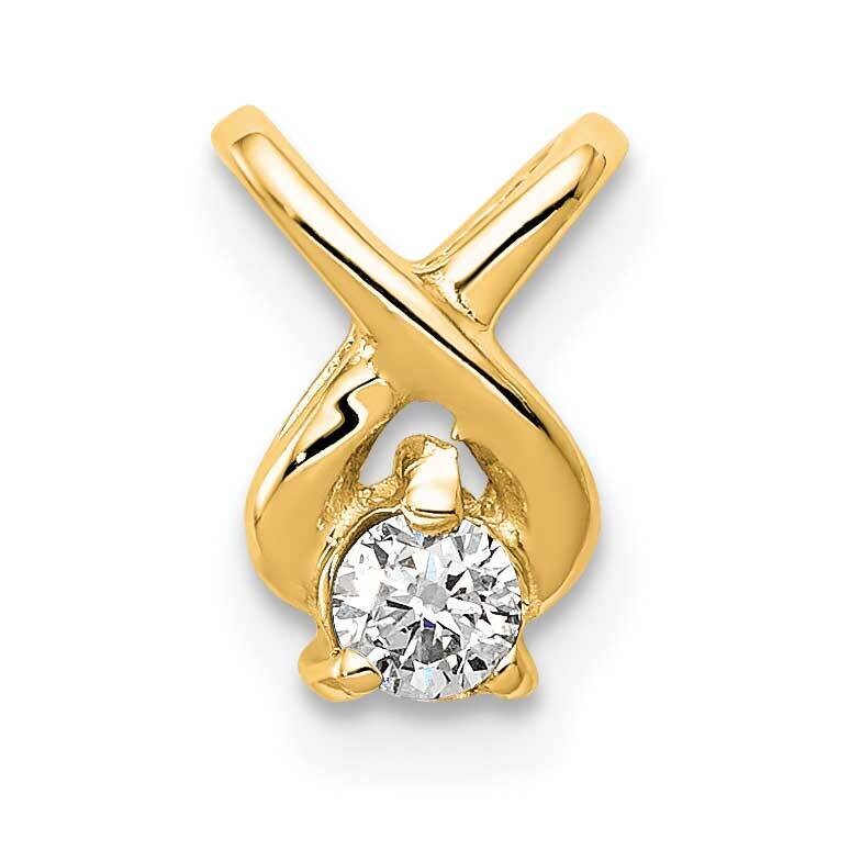 Diamond Chain Slide 14k Gold XP686AA