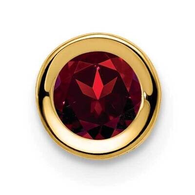 5mm Garnet bezel pendant 14k Gold XP320GA, MPN: XP320GA, 883957231372