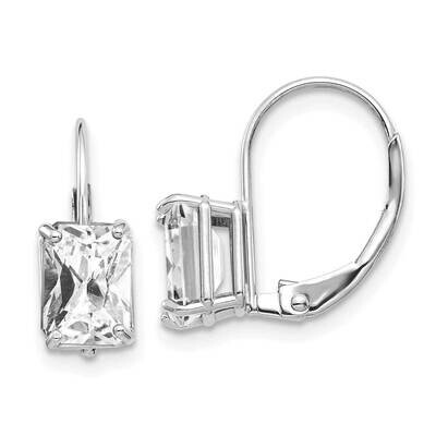 7x5mm Emerald Cut Cubic Zirconia Earrings 14k White Gold XLB124WCZ Diamond, MPN: XLB124WCZ, 8839572…