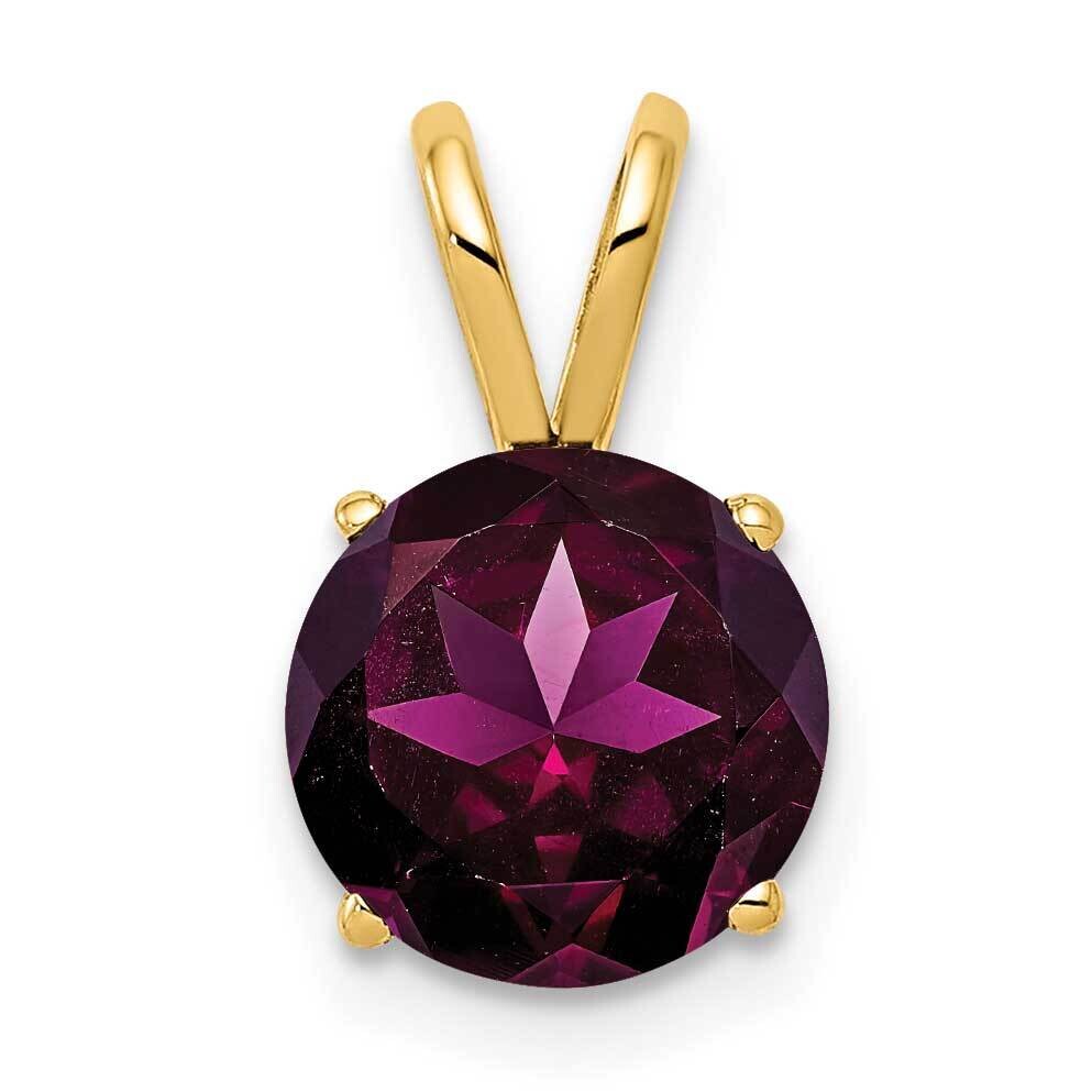8mm Rhodolite Garnet pendant 14k Gold XP418RG, MPN: XP418RG, 883957207018