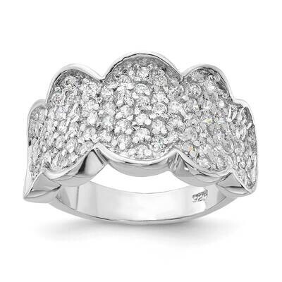 CZ Ring Sterling Silver QR1365-6
