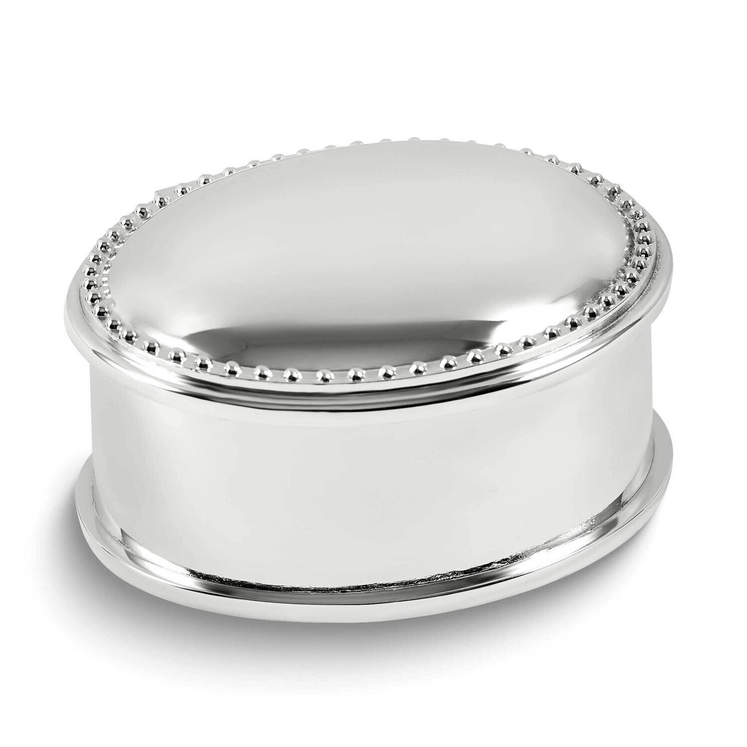 Oval Bead Jewelry Box Silver-plated GL1588, MPN: GL1588, 15227866223