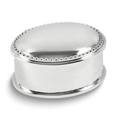 Oval Bead Jewelry Box Silver-plated GL1588, MPN: GL1588, 15227866223