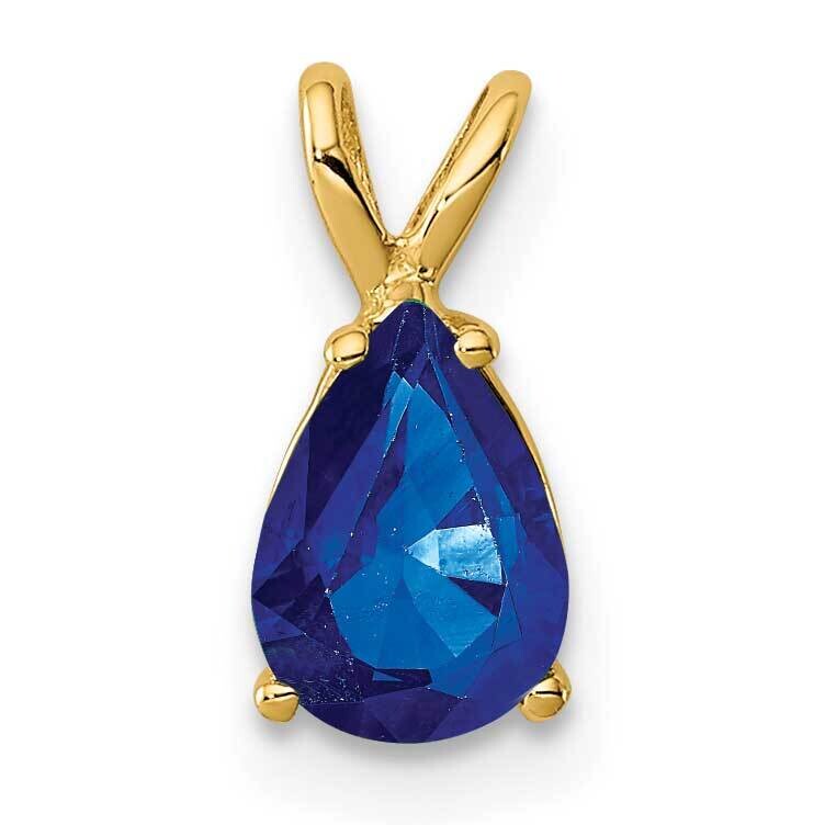 Sapphire pendant 14k Gold XP1010S, MPN: XP1010S, 883957166742