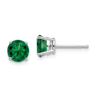 Mount Saint Helens Diamond Round Stud Earrings 14k Gold XE73WMS, MPN: XE73WMS, 883957097794