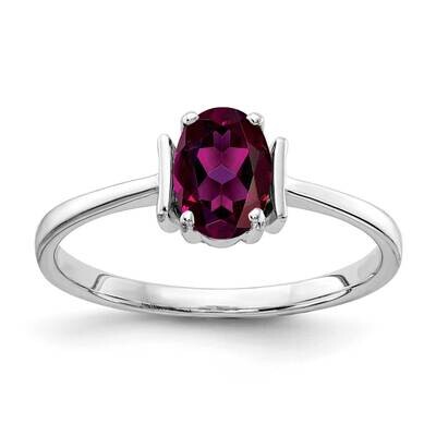Rhodolite Garnet Ring 14k white Gold 7x5mm Oval Y2220RG, MPN: Y2220RG, 883957555720
