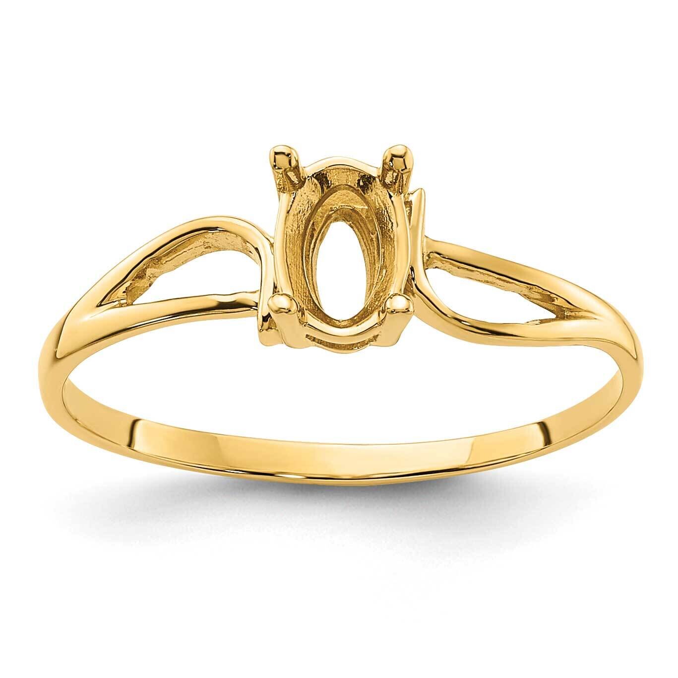 Gemstone Ring Mounting 14k Gold Y4648