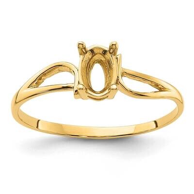 Gemstone Ring Mounting 14k Gold Y4648, MPN: Y4648,