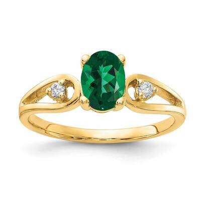 Mount Saint Helens Diamond Ring 14k Gold 7x5mm Oval Y2189MS/A, MPN: Y2189MS/A, 883957542638