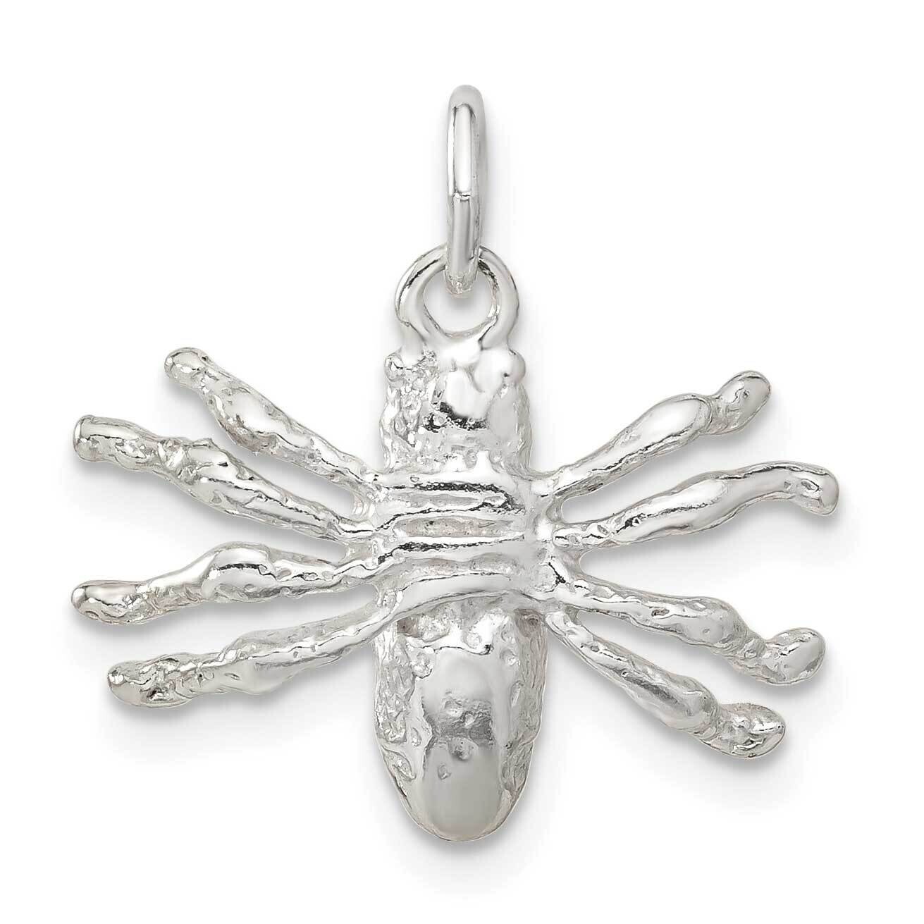Spider Charm Sterling Silver QC122