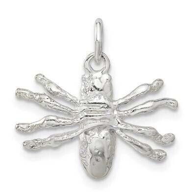 Spider Charm Sterling Silver QC122