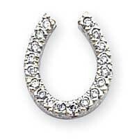 Holds 18-1.5mm Stones, Chain Slide Mounting 14k White Gold XP643, MPN: XP643,