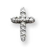 AAA Diamond Cross Pendant 14k White Gold XP1756WAAA, MPN: XP1756WAAA, 883957999715