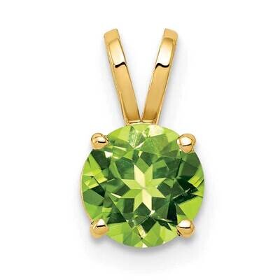 6mm Peridot pendant 14k Gold XP416PE, MPN: XP416PE, 883957206851