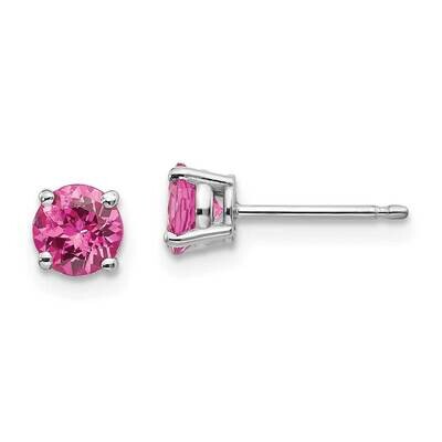 Pink Spinel Earrings 14k White Gold XE72WSK-A, MPN: XE72WSK-A, 883957097534