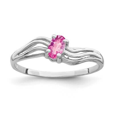 Pink Sapphire Ring 14k white Gold 5x3mm Oval X9707SP, MPN: X9707SP, 883957641362