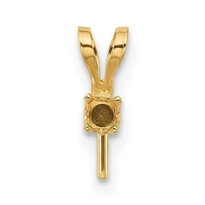 6mm Cultured Pearl &amp; .06ct. Diamond Pendant Mounting 14k Gold XD23, MPN: XD23, 883957340180