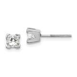 Complete Princess Cut Diamond Earrings 14k White Gold XWAP5AA, MPN: XWAP5AA, 883957228525