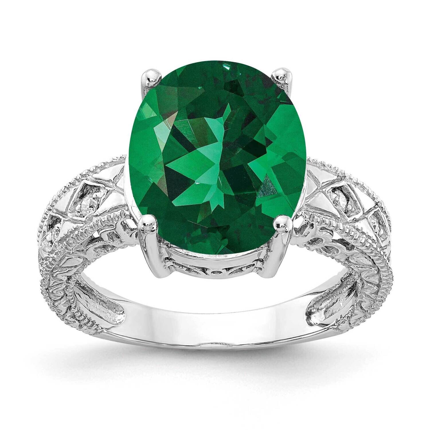 Mount Saint Helens Diamond Ring 14k white Gold 12x10mm Oval Y2271MS/A, MPN: Y2271MS/A, 883957619262